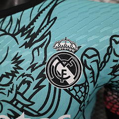 REAL MADRID DRAGON RED & BLUE FADE
